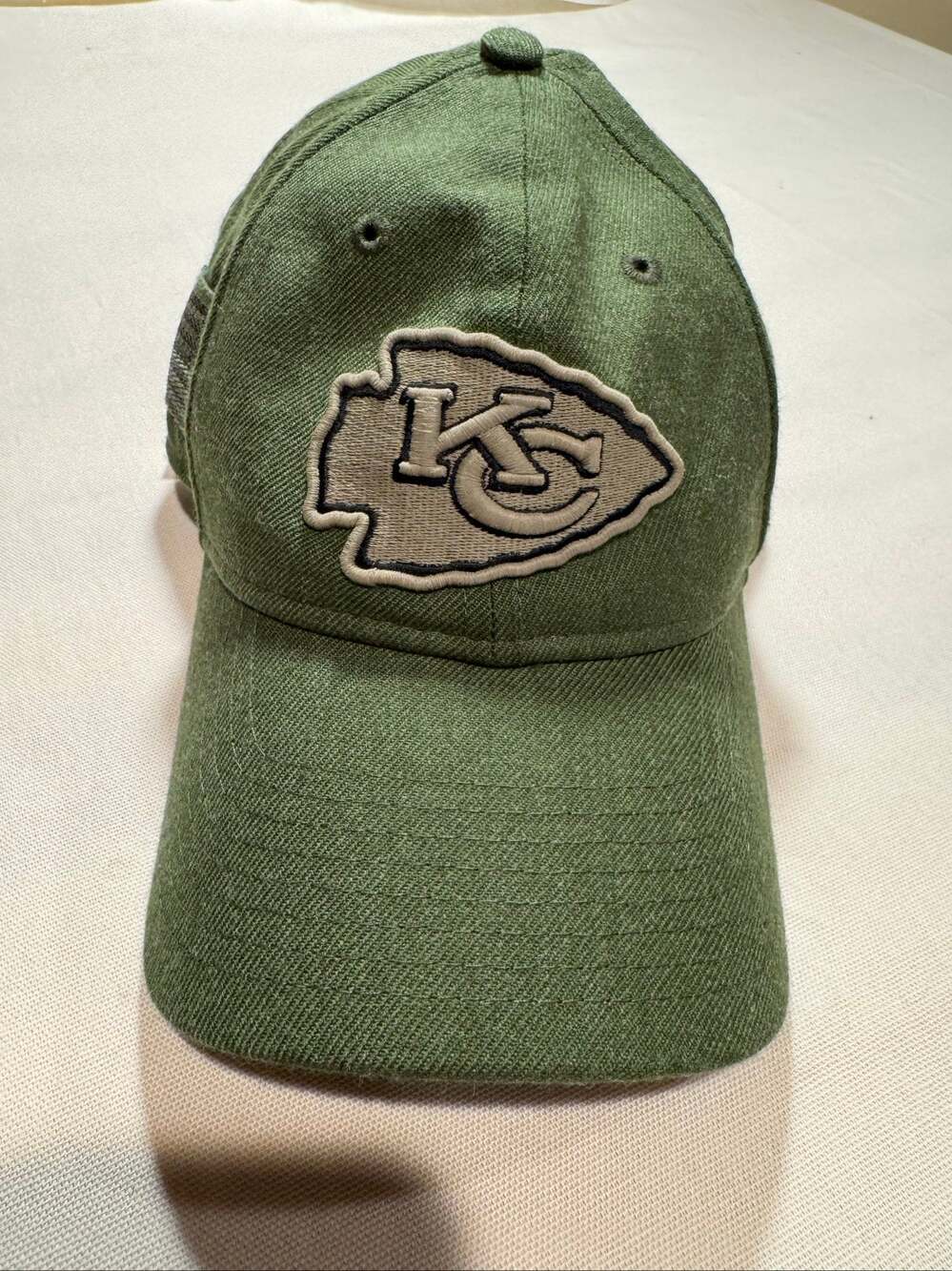 Kansas City Chiefs NFL Baseball Cap - Olive Green - Adjustable Hat